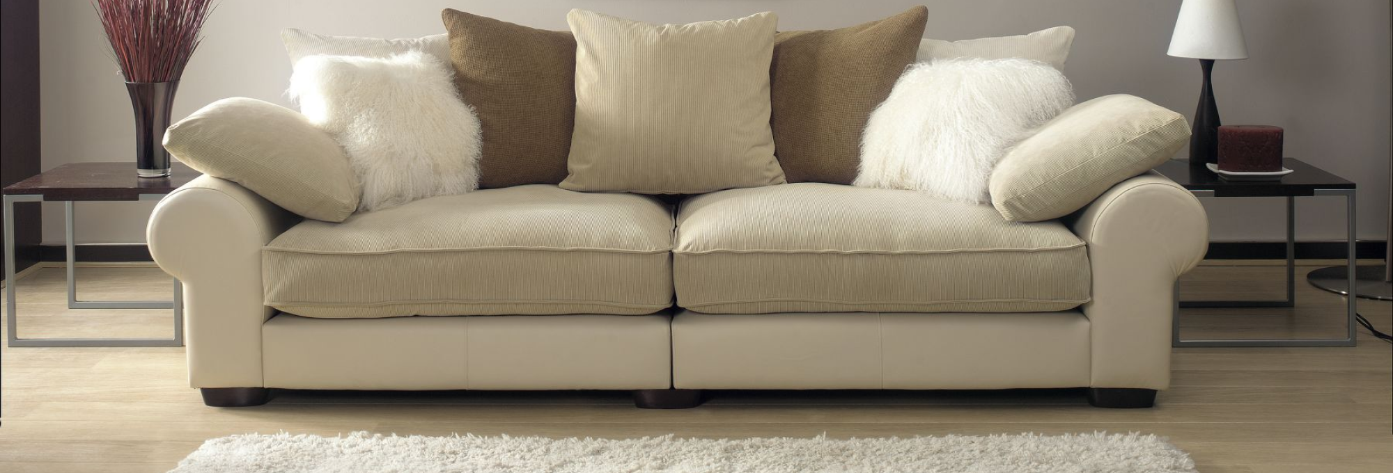 Attractive furniture defines a space