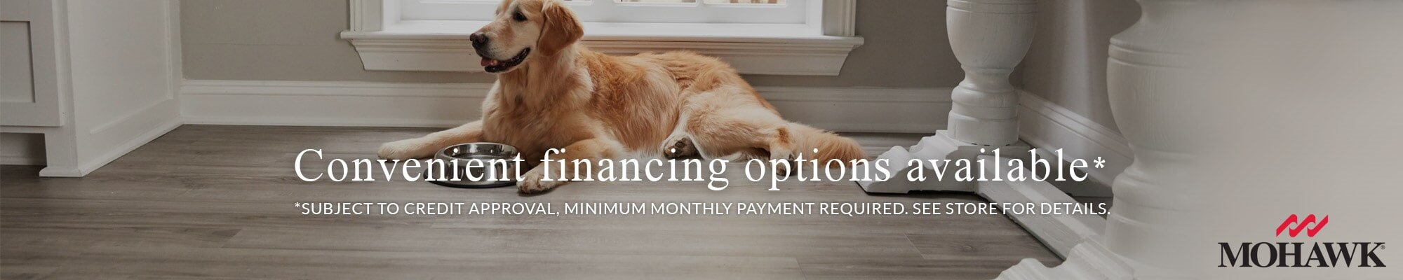 Financing options available at Jerseyville Carpet & Furniture Galleries